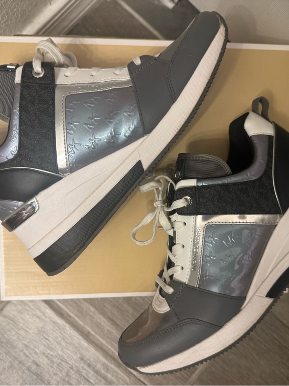 Michael Kors Heather Grey Trainers